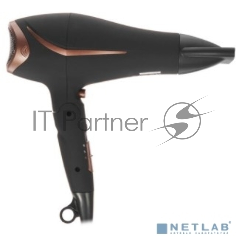 Фен 3000BR-BN BRAYER, 2200 Вт, 2 скор., холодный воздух,складная ручка, съемный фильтр, шнур 1,8 м