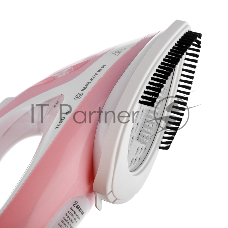 Утюг-отпариватель BRAYER 4080BR , 1950, Вт. керамич, под.пар 25г/мин 250 мл, съем.щетка