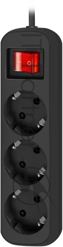 Удлинитель Defender с заземлением G318 Выключатель, 1.8 м, 3 розетки