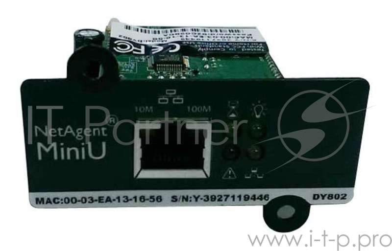 Сетевые фильтры PowerCom SNMP-карта 1-port Internal NetAgent for Macan (DY802)