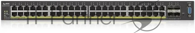 Коммутатор Zyxel XGS2210-52HP, 48 port Gigabit L2 managed PoE+ switch, 375 Watt, 4x 10G