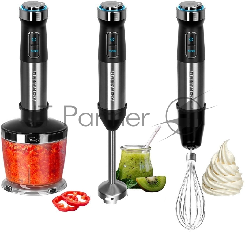 Блендер погружной Redmond RHB-2983 1200Вт черный/серебристый