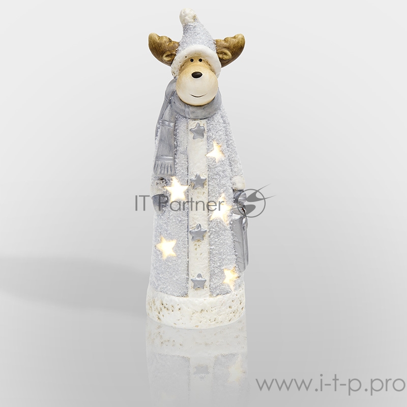 Neon-night 505-011 Керамическая фигурка Олененок с шарфом 7*6,5*21 см