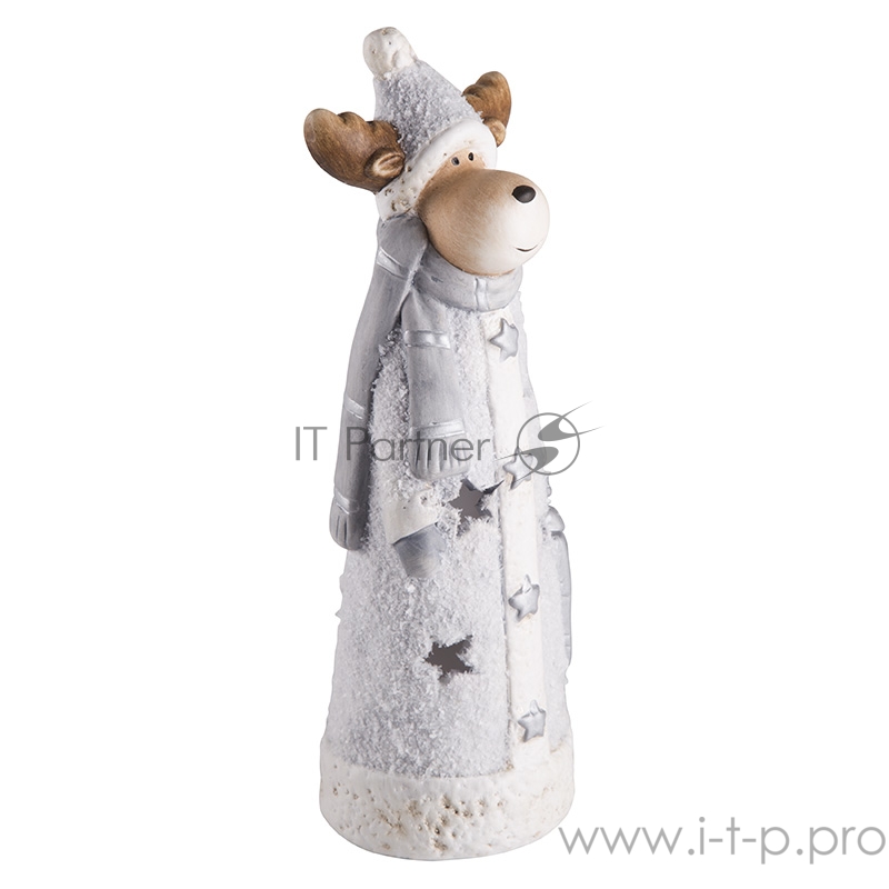 Neon-night 505-011 Керамическая фигурка Олененок с шарфом 7*6,5*21 см