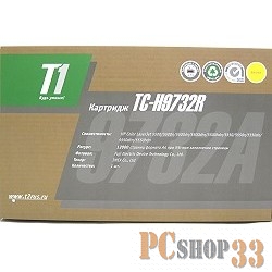 Расходные материалы T2 C9732A Картридж для Color LaserJet 5500/5550 (12000 стр.) Желтый, с чипом, Восстан.