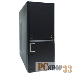 Корпус Foxline FL-401-FZ500R {ATX , 500W , 2xUSB2.0, w/powcord, 12cm fan}