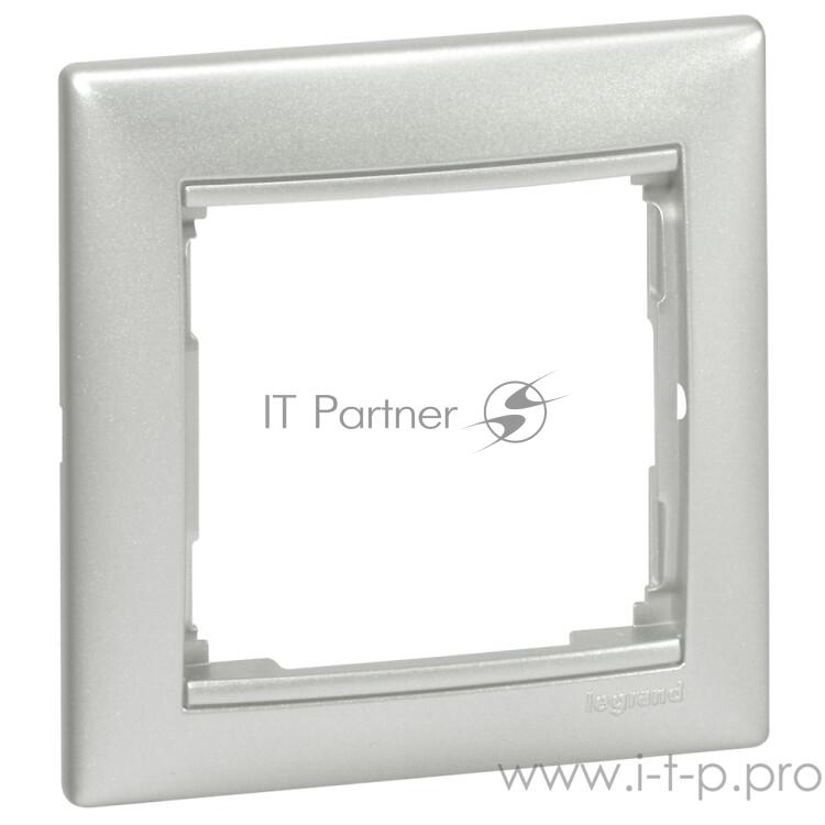 Розетки, выключатели и аксессуары Legrand 770151 Рамка Valena 1 пост алюминий