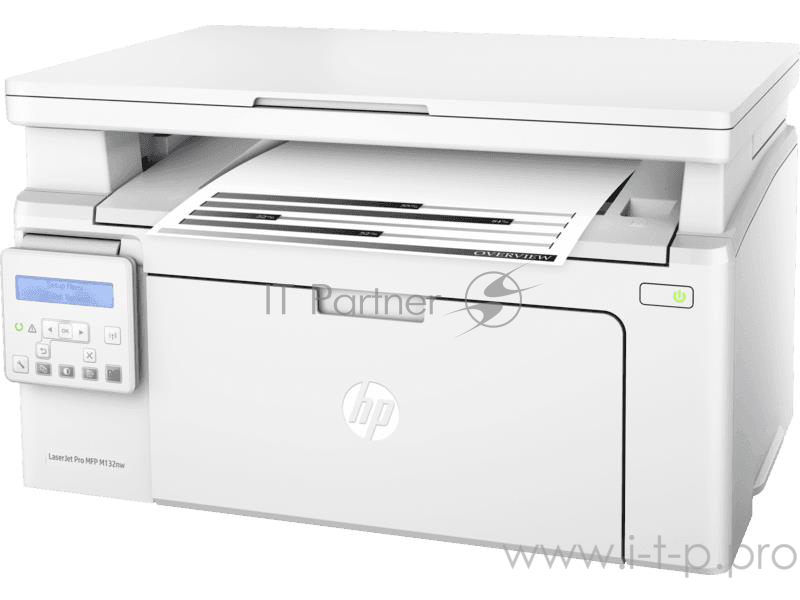 МФУ HP LaserJet Pro MFP M132nw RU, лазерный принтер/сканер/копир A4, 1200dpi, 22 ppm, 256 Mb, 1 tray 150, USB/LAN/Wi-Fi, Flatbed, Cartridge 1400 pages & USB cable 1m in box, 1y warr., замена CZ178A M125rnw)
