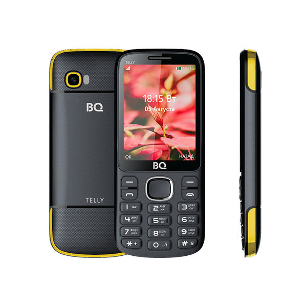 Мобильный телефон BQ 2808 TELLY, Black+yellow
