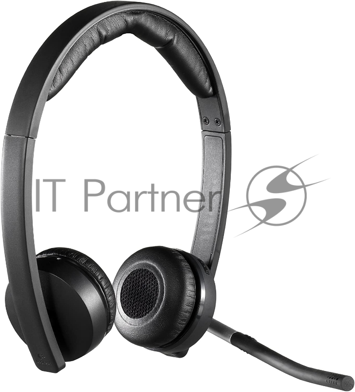 Гарнитура Logitech H820e Wireless Headset Dual, беспроводная, с регулятором громкости (USB)