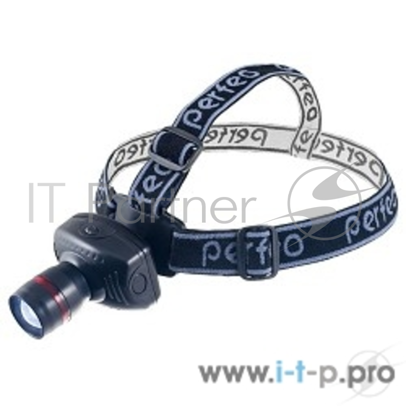 Фонари Perfeo Светодиодный налобный фонарь LT-027, 100LM, Zoom, 3 режима