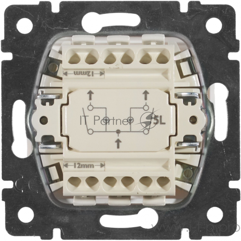 Розетки, выключатели и аксессуары Legrand 774428 Выключатель Valena 2-х клавишный с подсветкой белый