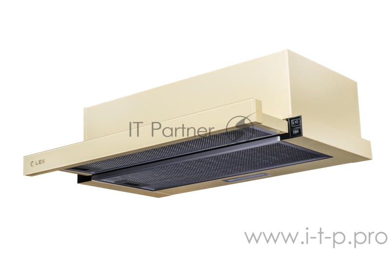 Вытяжка Lex Hubble G 600 бежевый управление: кнопочное (1 мотор)