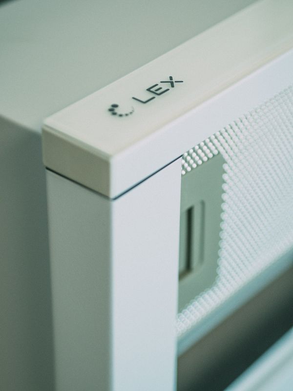 Вытяжка Lex Hubble G 2M 600 белый управление: кнопочное (1 мотор)