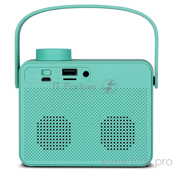 Колонки SVEN PS -72, mint (6 Вт, Bluetooth, FM, USB, microSD, ручка,