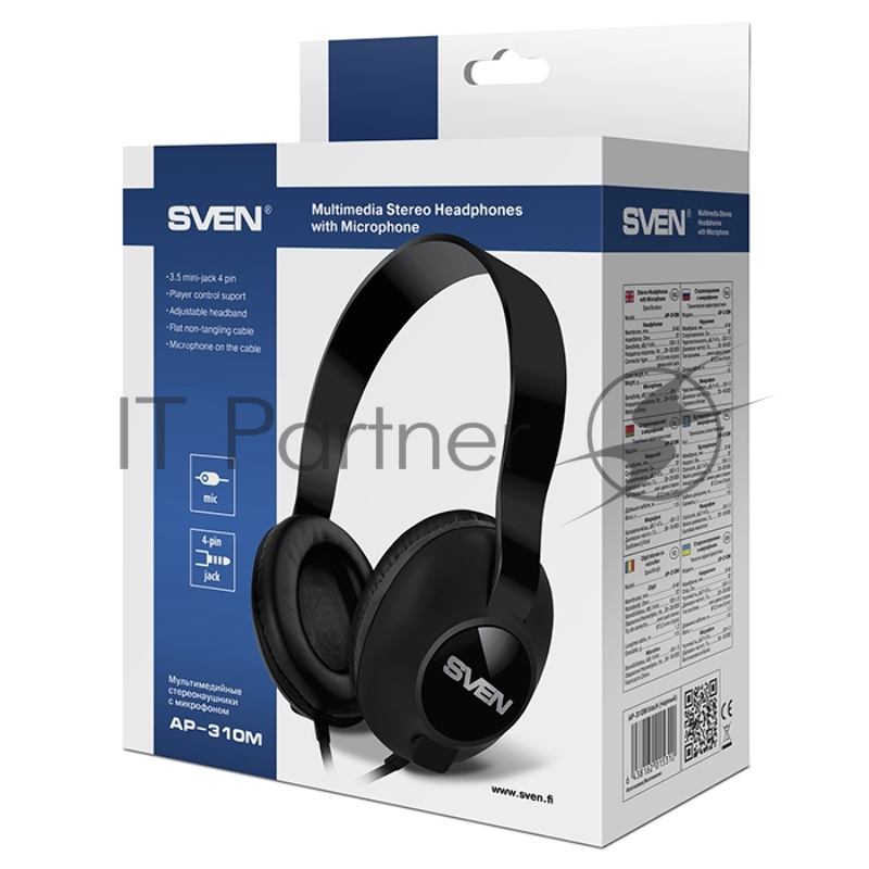 Наушники Sven AP-310M (с микрофоном )