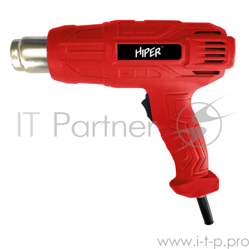 Фен технический HIPER 2000Вт, 350-600С, 300-500 л/мин, 4 насадки, коробка