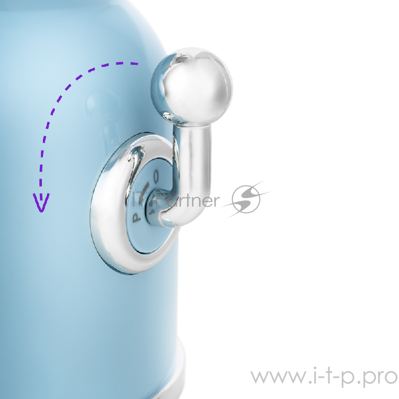 Блендер Kitfort Мощность: 250 Вт.Емкость чаши: 0,5 л,голубой.