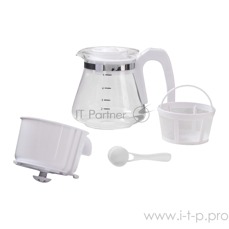 Кофеварка электрическая GALAXY GL0709 (белая)