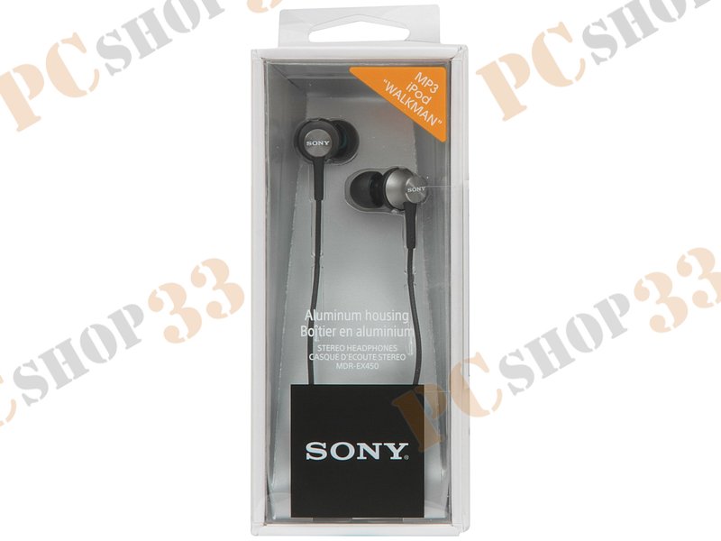 Наушники Sony MDR-EX450HQ(AE), черно-серый