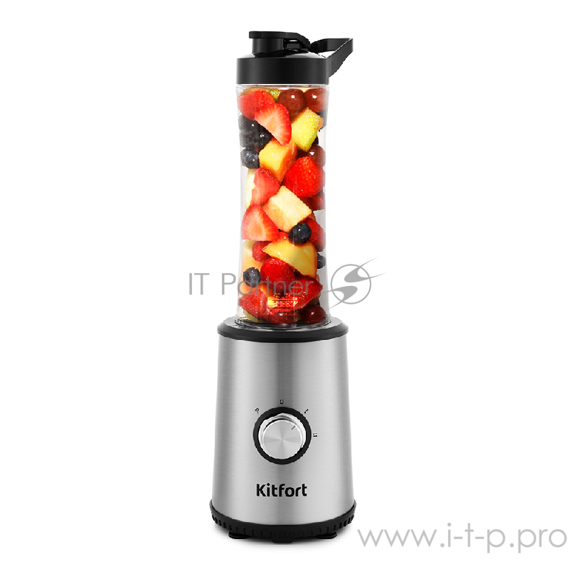 Блендер стационарный Kitfort КТ-1388 350Вт серебристый/черный