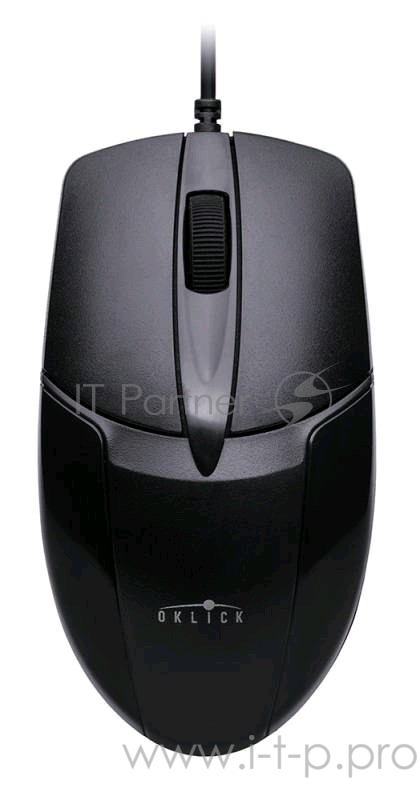 Мышь Oklick 145M черный оптическая (1000dpi) PS/2 (3but)
