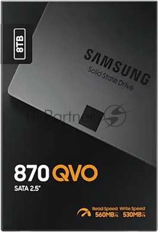 Жесткий диск SSD 2.5 8TB Samsung 870 QVO Client SSD MZ-77Q8T0BW SATA 6Gb/s, 560/530, IOPS 98/88K, MTBF 1.5M, QLC, 4096MB, 2880TBW, 0.33DWPD, RTL (396014)