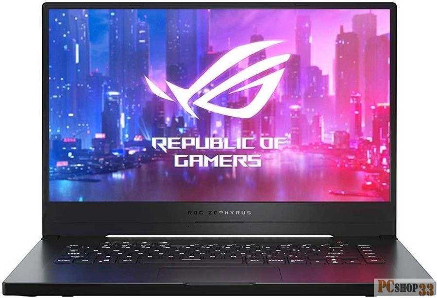 Ноутбук 15.6 FHD Asus ROG GA502IV-HN080 black (AMD Ryzen 9 4900HS/16Gb/1Tb SSD/2060 6Gb/DOS) (90NR02R1-M02390)