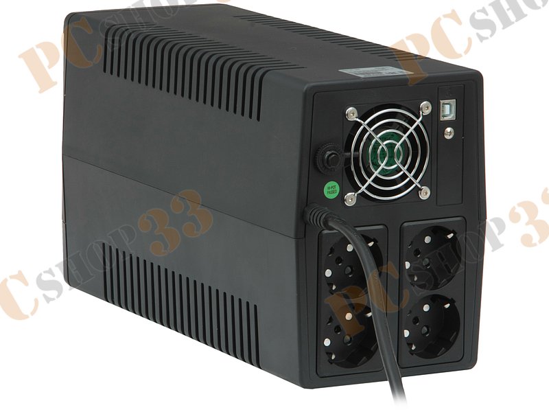 ИБП (UPS) 2000ВА FSP DPV 2000 PPF12A1401, черный (USB)