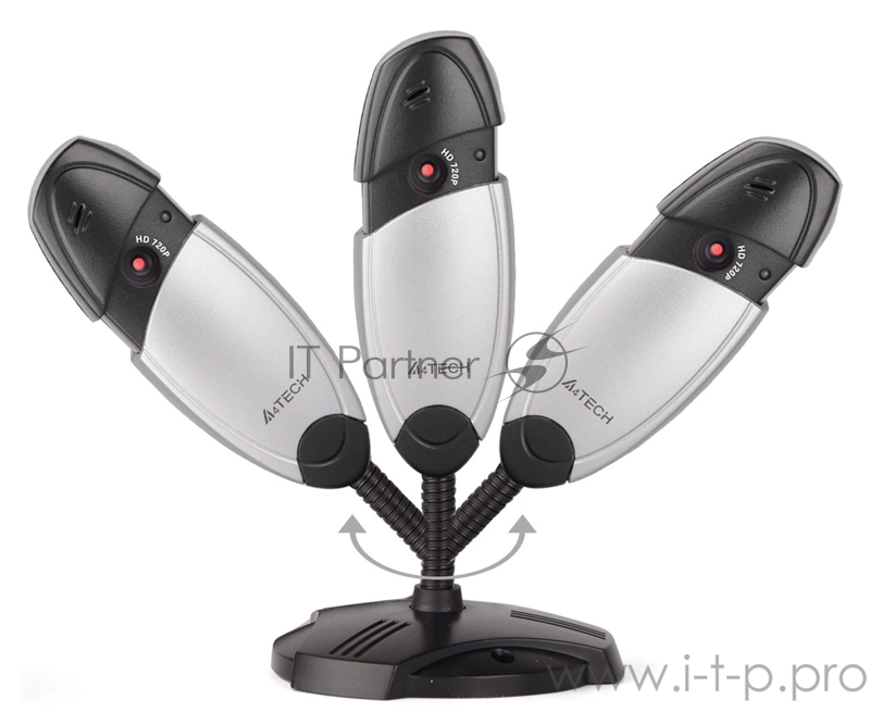 Камера Web A4 PK-635P черный (1280x720) USB2.0 с микрофоном