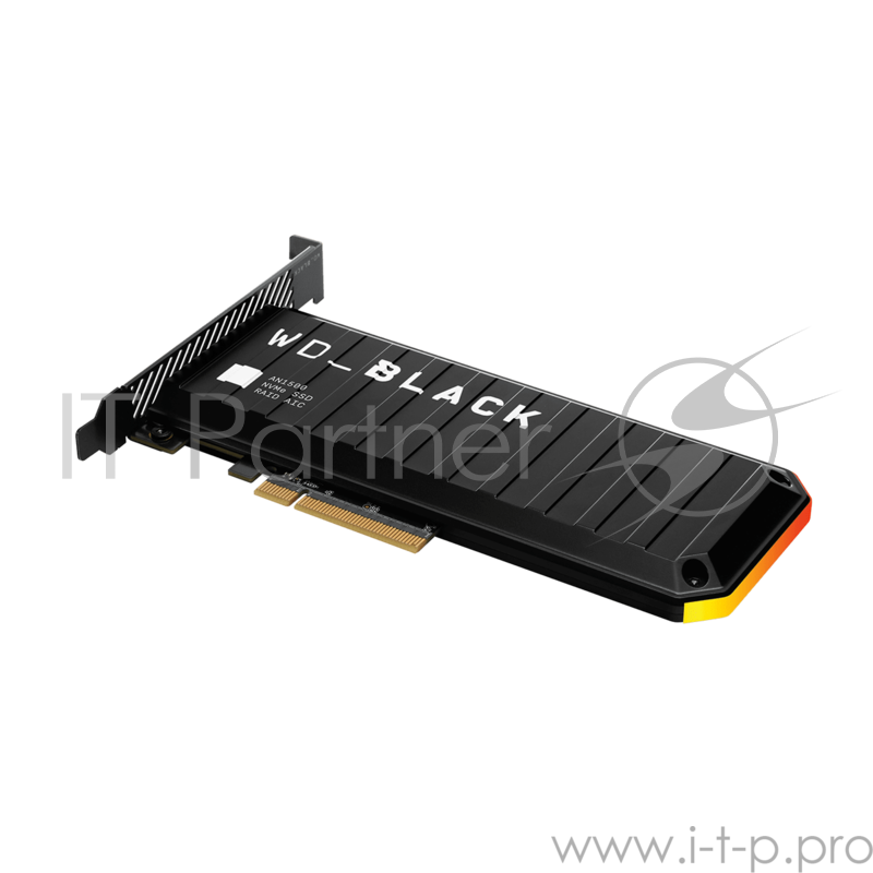 Накопитель твердотельный WD_BLACK AN1500 WDS200T1X0L 2ТБ SSD NVMe Add-In Card PCIe Gen3 RGB подсветка