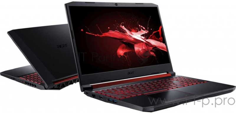 Ноутбук Acer Nitro 5 AN515-54-54K6 Core i5 9300H/16Gb/SSD512Gb/NVIDIA GeForce GTX 1650 4Gb/15.6/IPS/FHD (1920x1080)/Windows 10/black/WiFi/BT/Cam