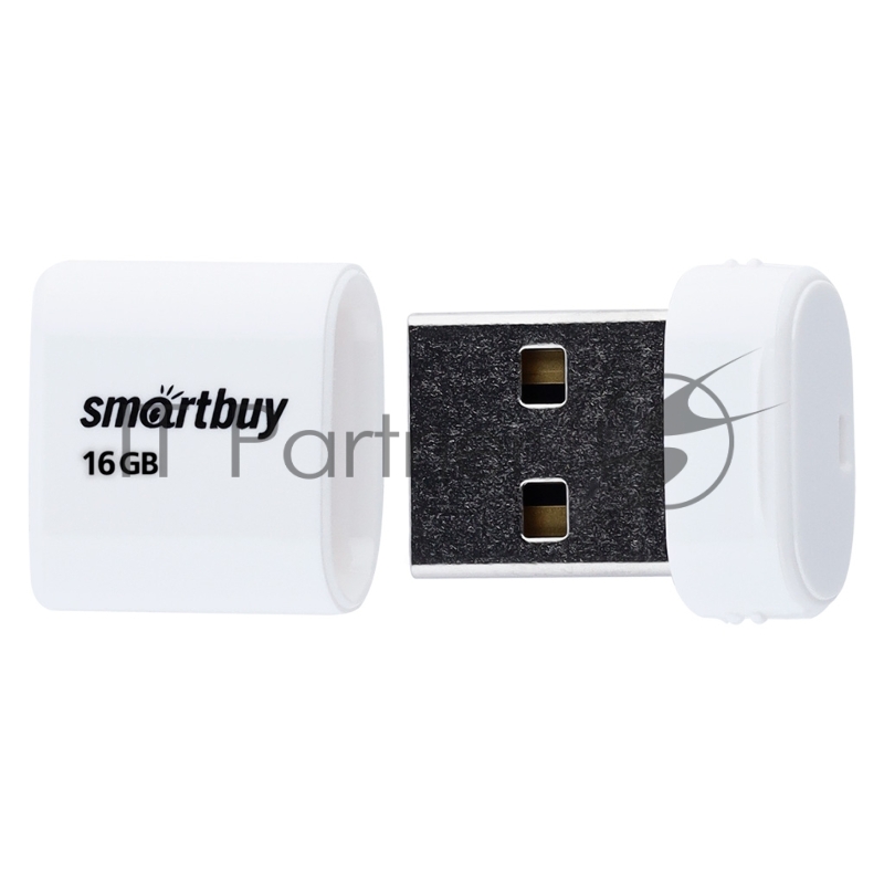 Флеш накопитель USB2.0 16Gb Smart Buy LARA White