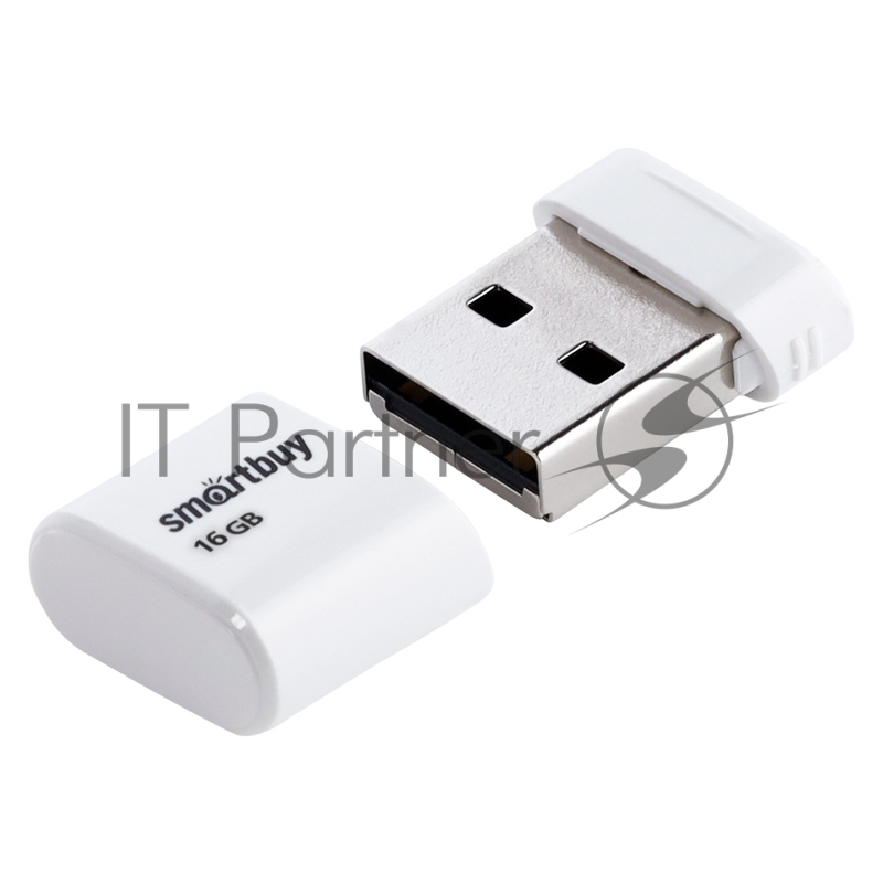 Флеш накопитель USB2.0 16Gb Smart Buy LARA White