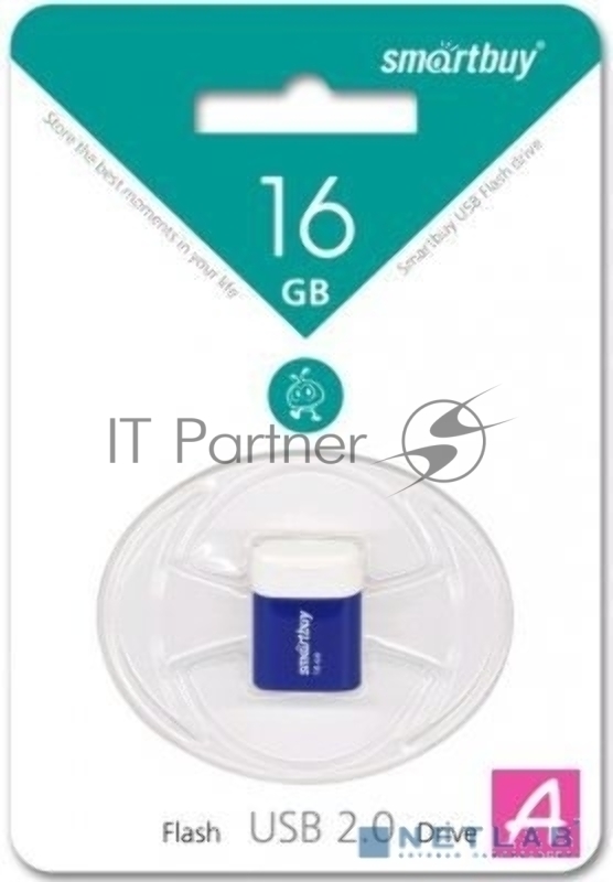 Флеш накопитель USB2.0 16Gb Smart Buy LARA Blue