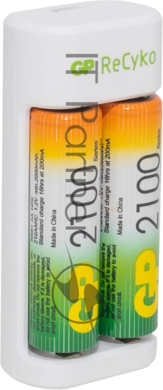 Аккумулятор + зарядное устройство GP PowerBank Е211 AA/AAA NiMH 2100mAh (4шт) коробка