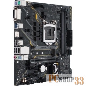 Материнская плата ASUS TUF H310M-PLUS GAMING {LGA1151, H310, 2DDR4, PCI-E DVI+HDMI GbLAN SATA MicroATX }