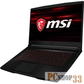Ноутбук MSI GF63 8RD-044XRU (Core i5 8300H-2.30ГГц, 8ГБ, 128ГБ+1ТБ, GFGTX1050Ti, LAN, WiFi, BT, WebCam, 15.6 1920x1080, FreeDOS), черный