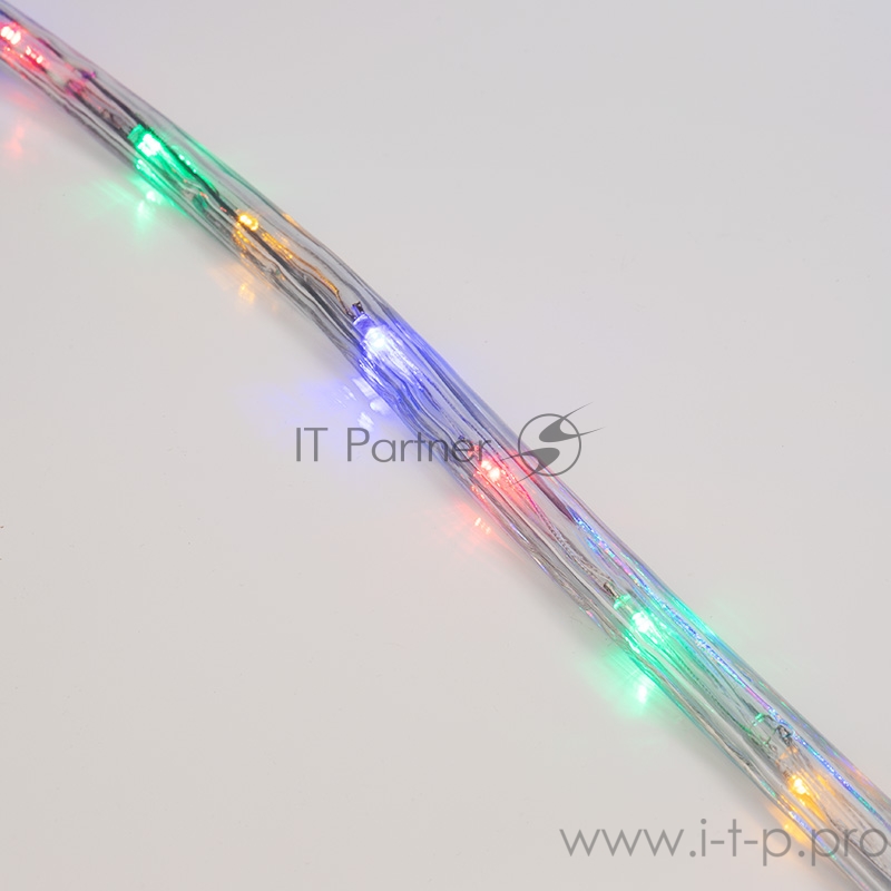 Дюралайт LED, свечение с динамикой (3W), 24 LED/м, МУЛЬТИ (RYGB), 6м