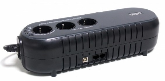 ИБП (UPS) 700ВА Powercom WOW-700U, черный (USB)