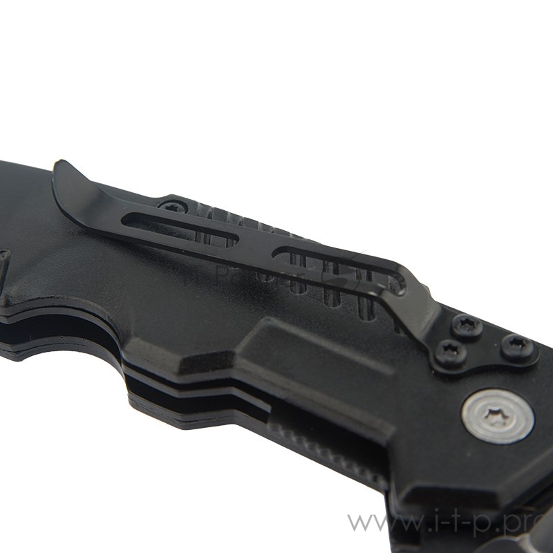 Нож складной полуавтоматический REXANT Black