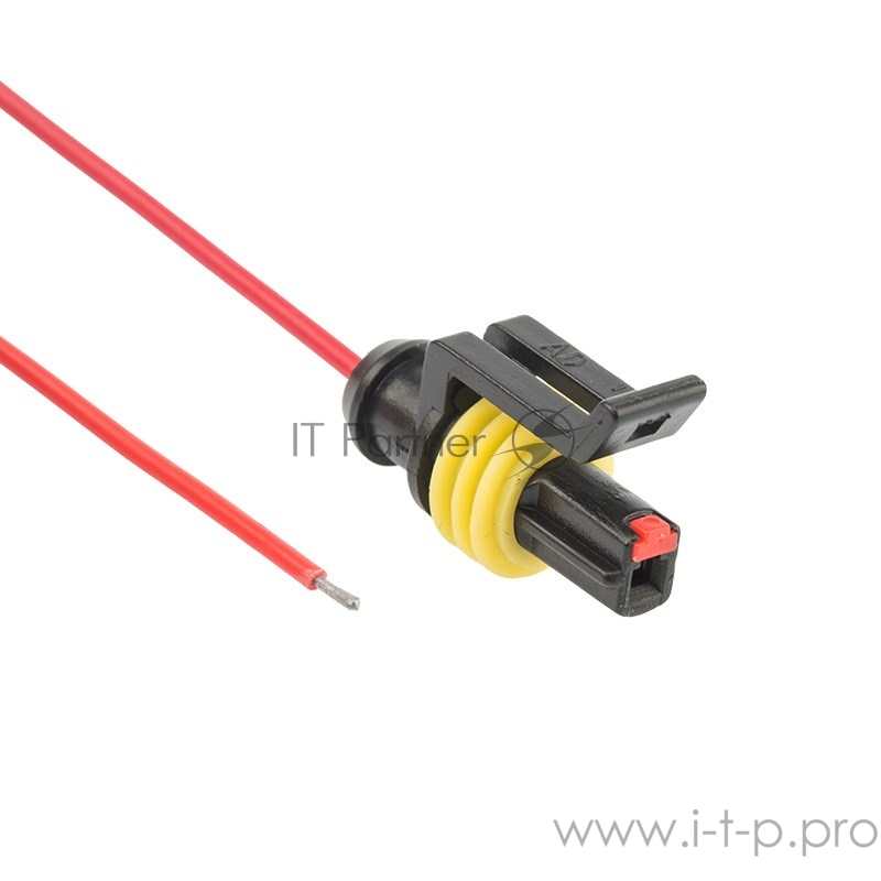 DJ7011-1.5-21 автомобильный разъем гнездо с проводом 20 см (1-контактный) 10 шт