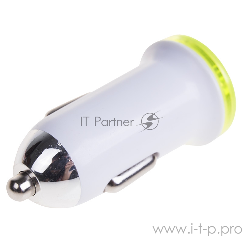 Автозарядка в прикуриватель USB (АЗУ) (5 V, 2100 mA) белая REXANT