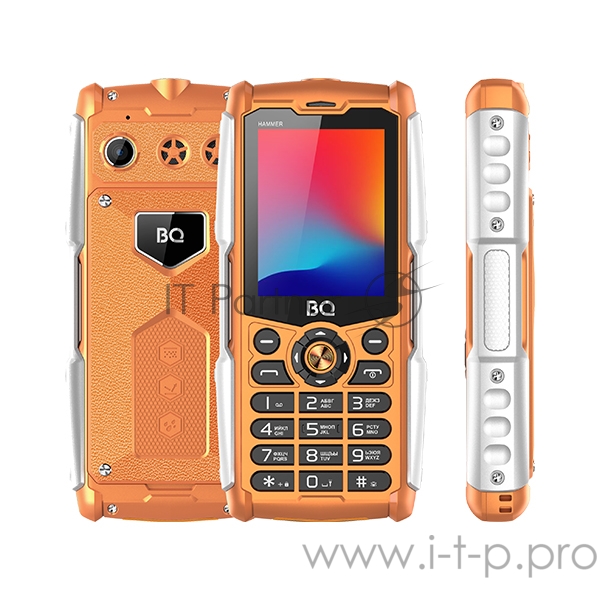 Мобильный телефон BQ 2449 Hammer Green. SC6531E, 1, 208MHZ, ThreadX, 32 Mb, 32 Mb, 2G GSM 850/900/1800/1900, Bluetooth Экран: 2.4 , 240*320, TN, Защита корпуса IP_68 Основная камера: 0.08 MP, Фронтальная камера: , Кол-во СИМ: 2, Mini, Mini, карта пам