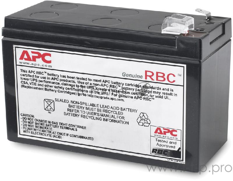 Батарея аккумуляторная APC Replacement Battery Cartridge #110 APCRBC110