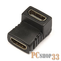 Переходник Dialog HC-A4000 - переходник HDMI (F) - HDMI (F), угловой, в пакете