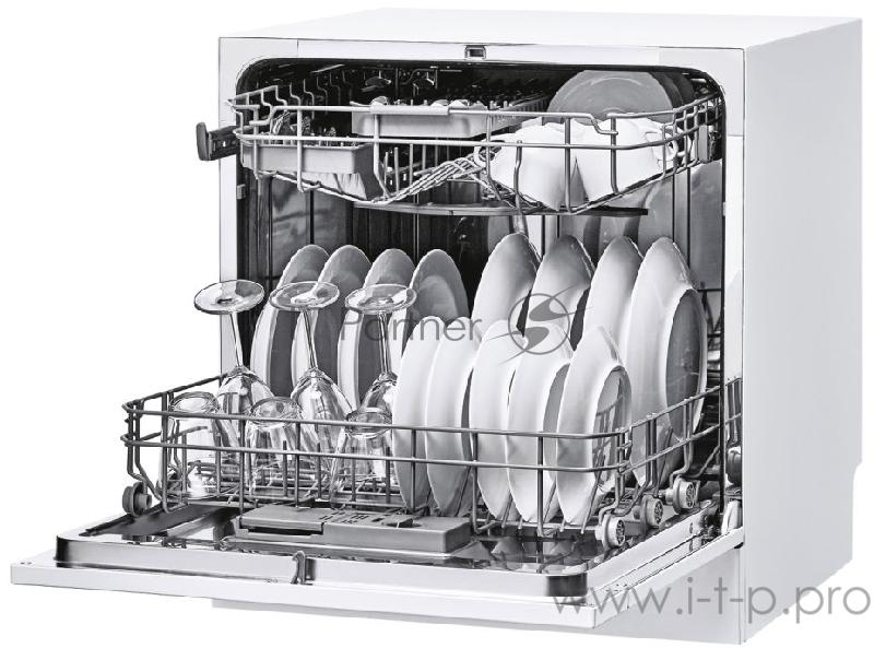 Посудомоечная машина CANDY CDCP 8E-07 (ШхГхВ) 55x50x59.5 см. Цвет белый. Компактная, 8 комплектов.Кол-во программ 6, кол-во темп. режимов 5.Сушка конденсационная. Стандартные программы мойки,экспресс-программа (быстрый цикл), деликатная программа для
