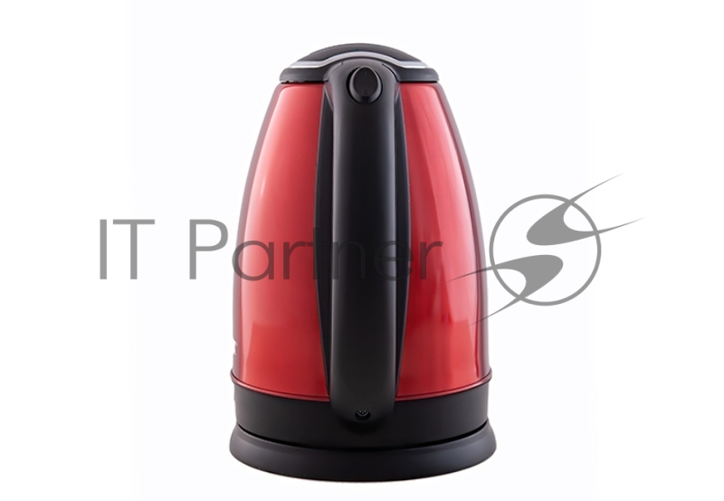 Чайник Centek CT-1068 RED (красный) металл 2л, 2000W, хромированная вставка на крышке