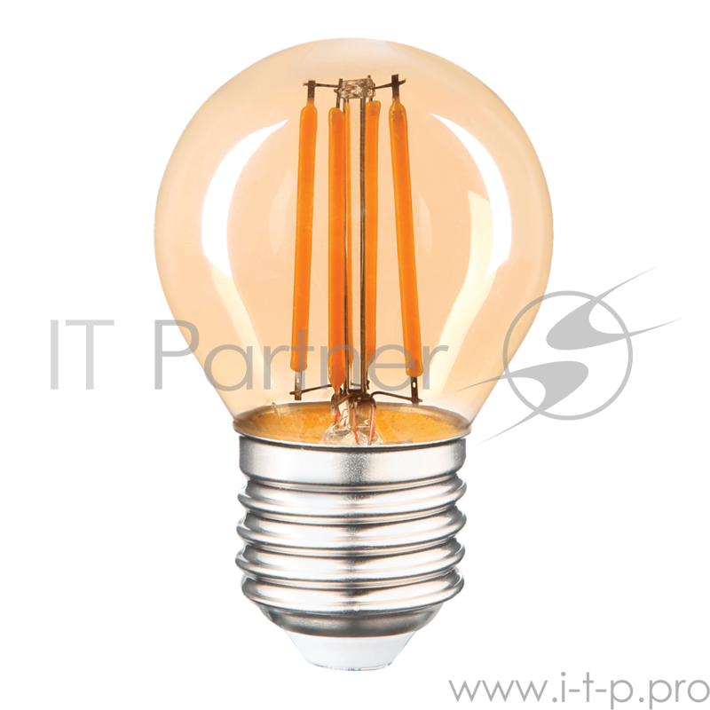 Лампа светодиодная Hiper THOMSON LED FILAMENT GLOBE 7W 695Lm E27 2400K GOLD