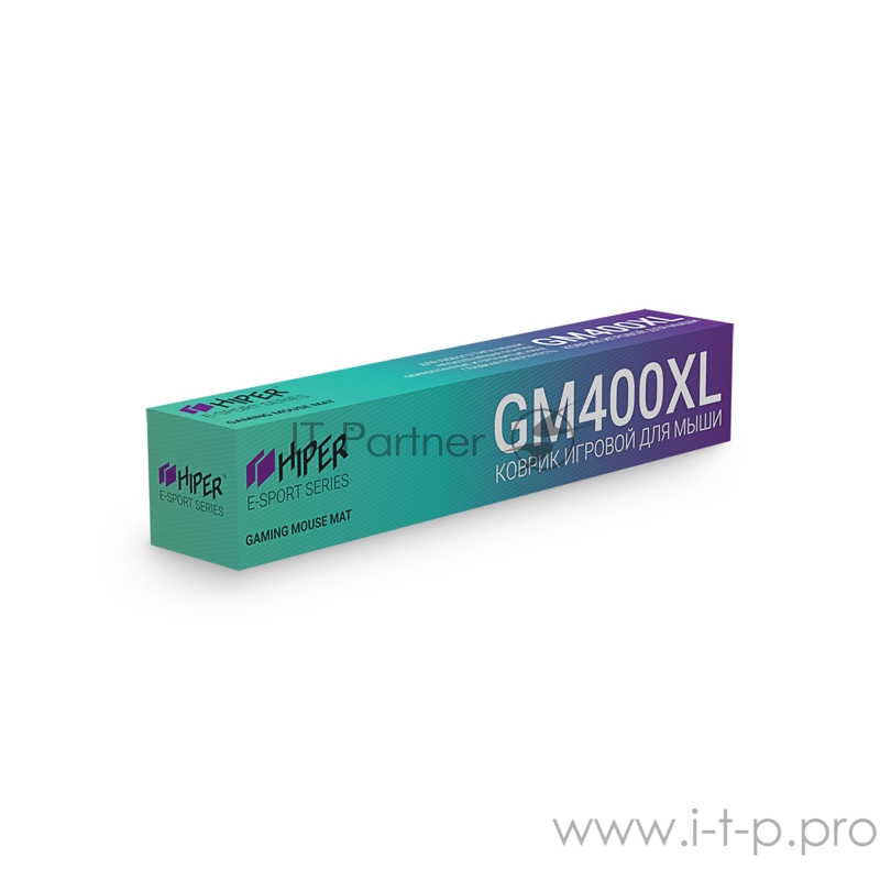 Игровой коврик для мыши чёрный HIPER GM400 XXL (450 х 350 х 4 мм)